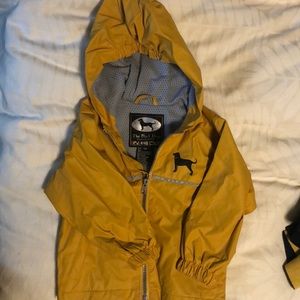 Black Dog toddler rain coat